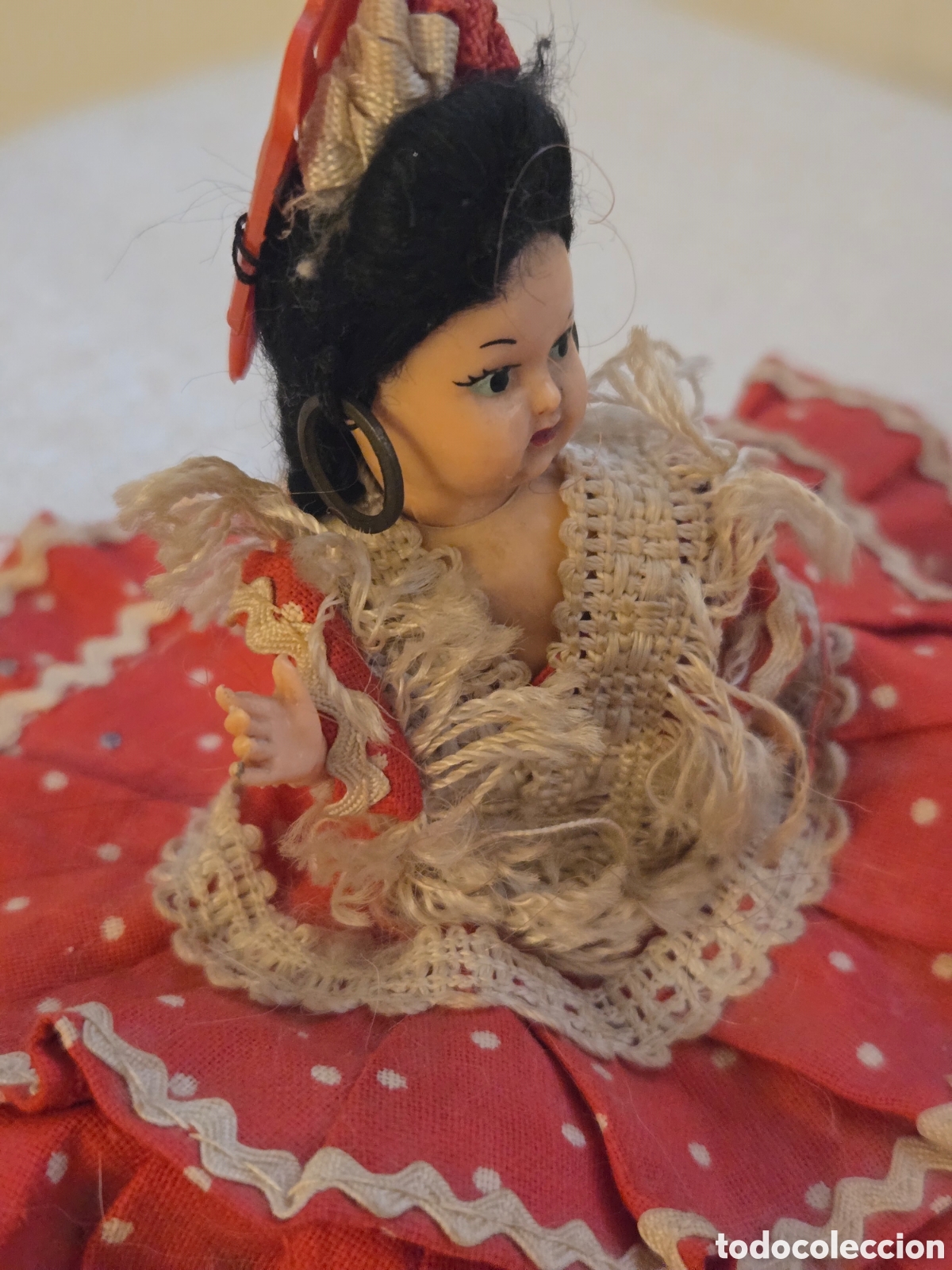 Mu&ntilde;eca espa&ntilde;ola clasica: Antigua mu&ntilde;eca flamenca - Foto 5