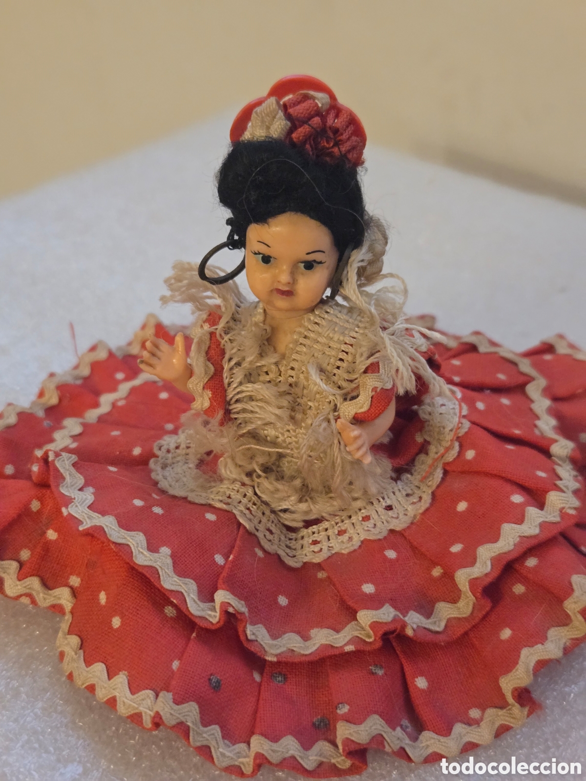 Mu&ntilde;eca espa&ntilde;ola clasica: Antigua mu&ntilde;eca flamenca - Foto 1