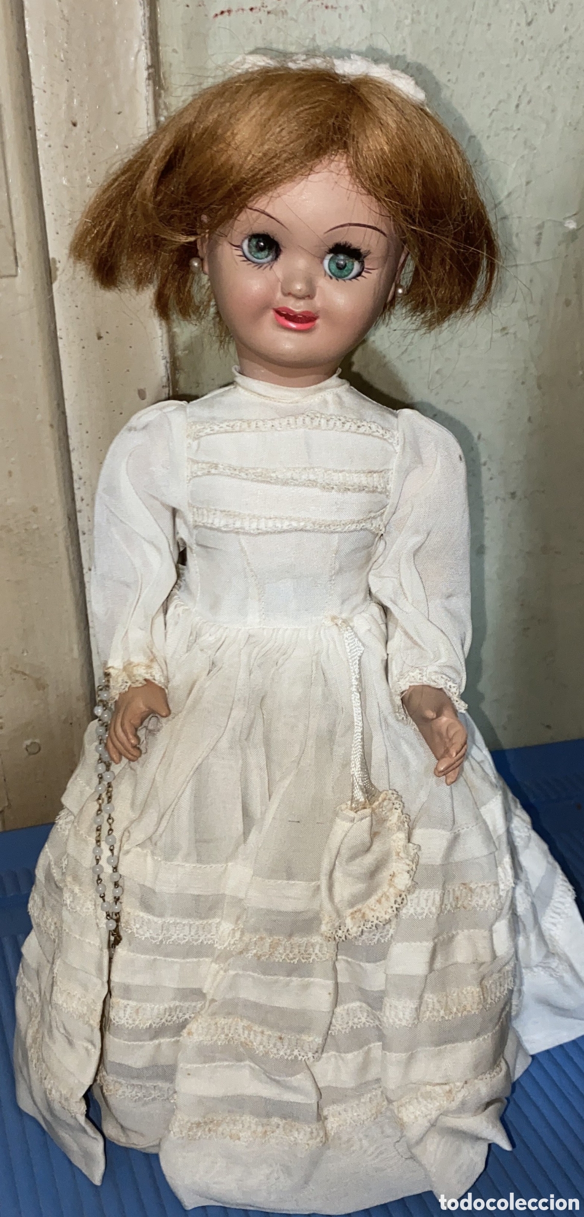 Mu&ntilde;eca espa&ntilde;ola clasica: MU&Ntilde;ECA COMUNION ANTIGUA