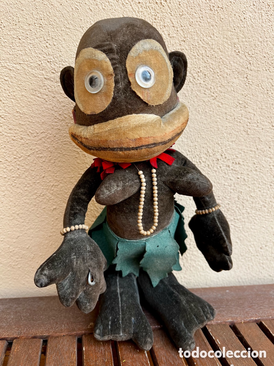 Mu&ntilde;eca espa&ntilde;ola clasica: Antiguo mu&ntilde;eco de fieltro Pedro Gros? A&ntilde;os 20-30.