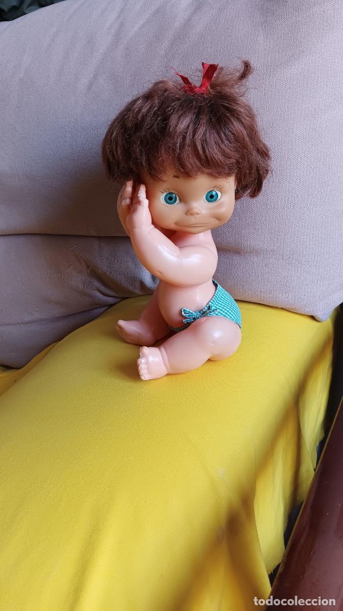 Mu&ntilde;eca espa&ntilde;ola clasica: GRACIOSA MU&Ntilde;ECA MARI SAQUITO. PROMOCION DETERGENTE SAQUITO DE PERSAN SEVILLA 1960 .NO PVC.