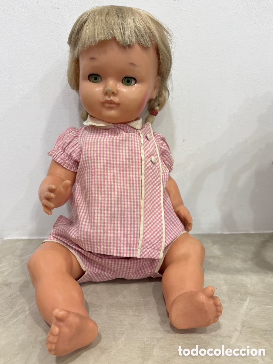 Mu&ntilde;eca espa&ntilde;ola clasica: Mu&ntilde;eca Topita de Florido a&ntilde;os 60 mide 46 cm