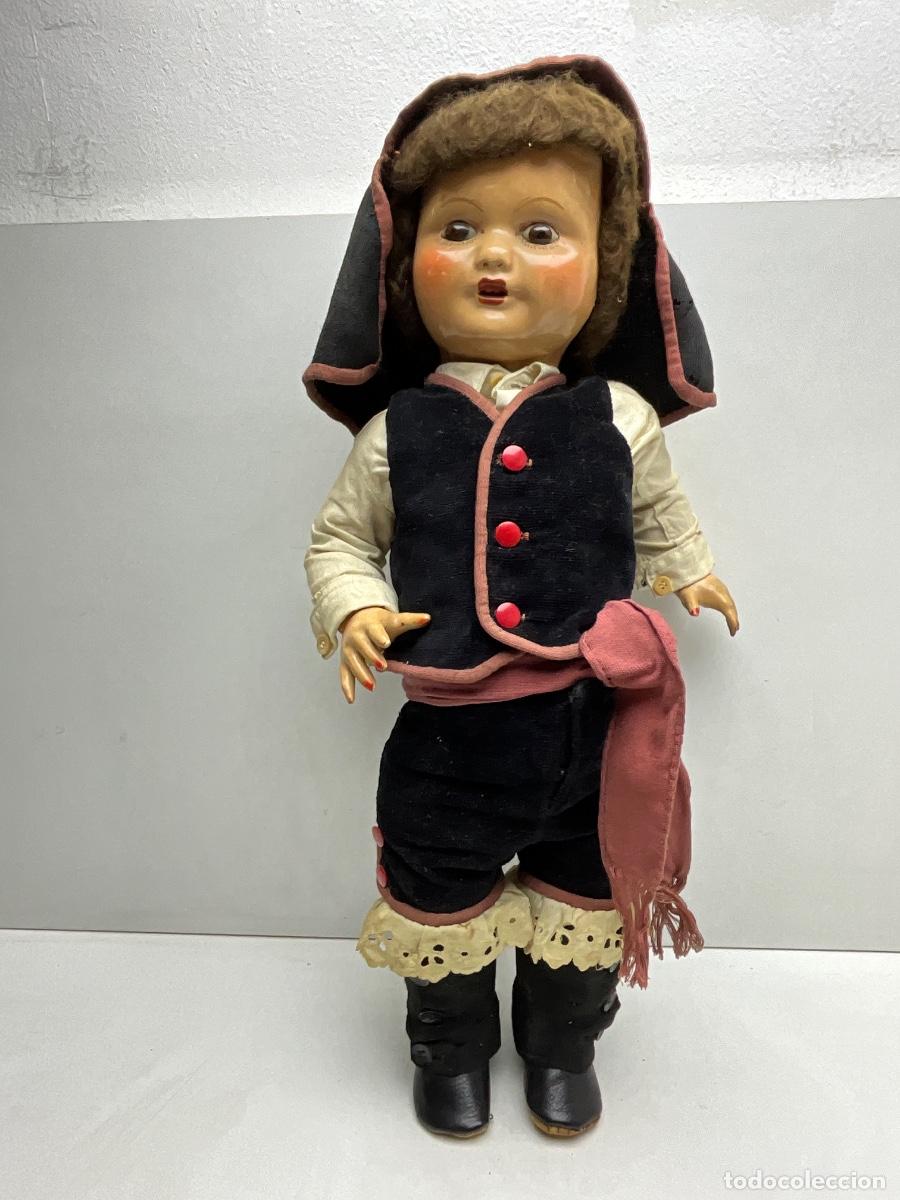 Mu&ntilde;eca espa&ntilde;ola clasica: ANTIGUO MU&Ntilde;ECO- MU&Ntilde;ECA - VESTIDA CON TRAJE REGIONAL