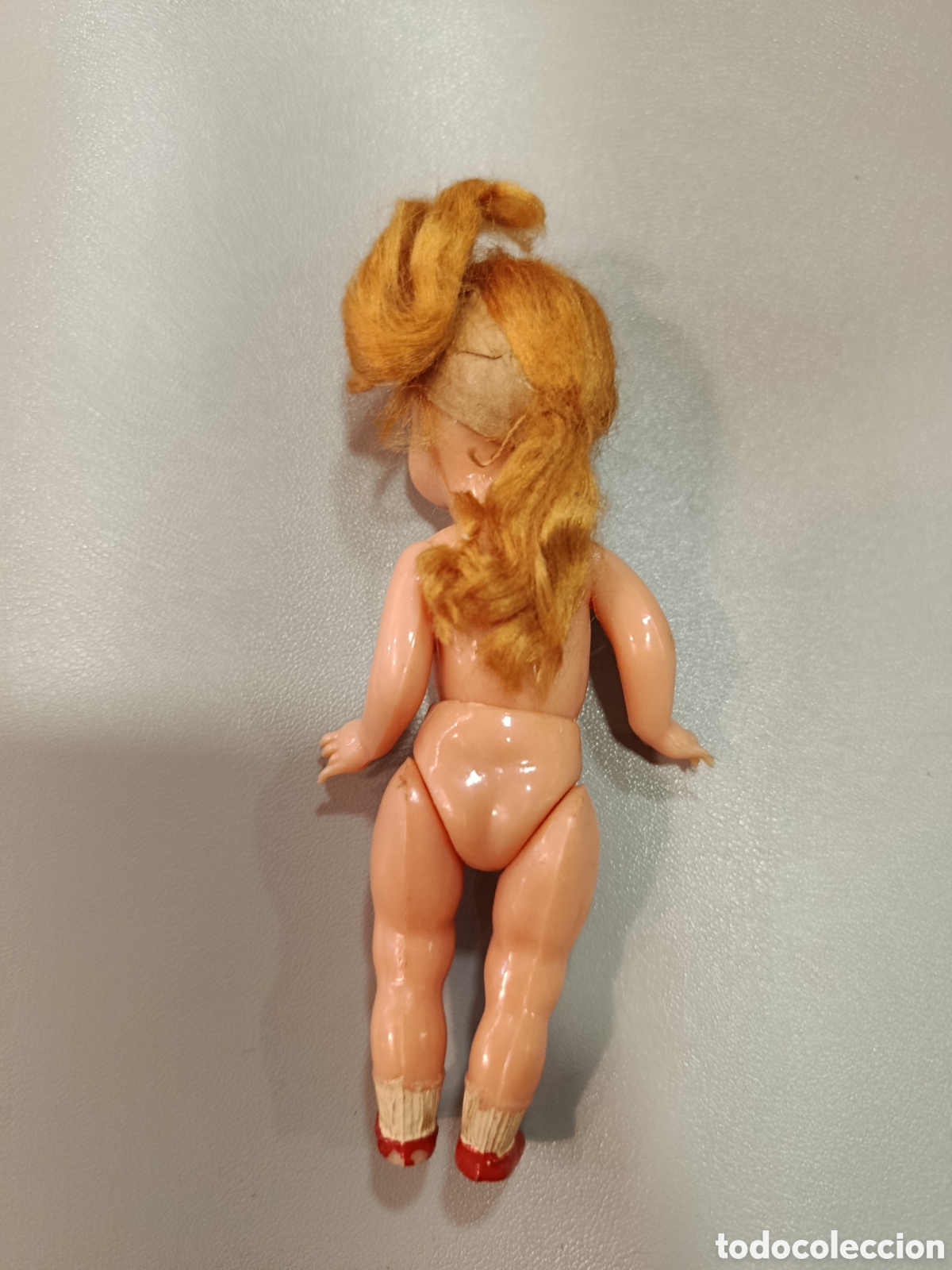 Mu&ntilde;eca espa&ntilde;ola clasica: Mu&ntilde;eca celuloide . 10cm. Ojos durmientes - Foto 3