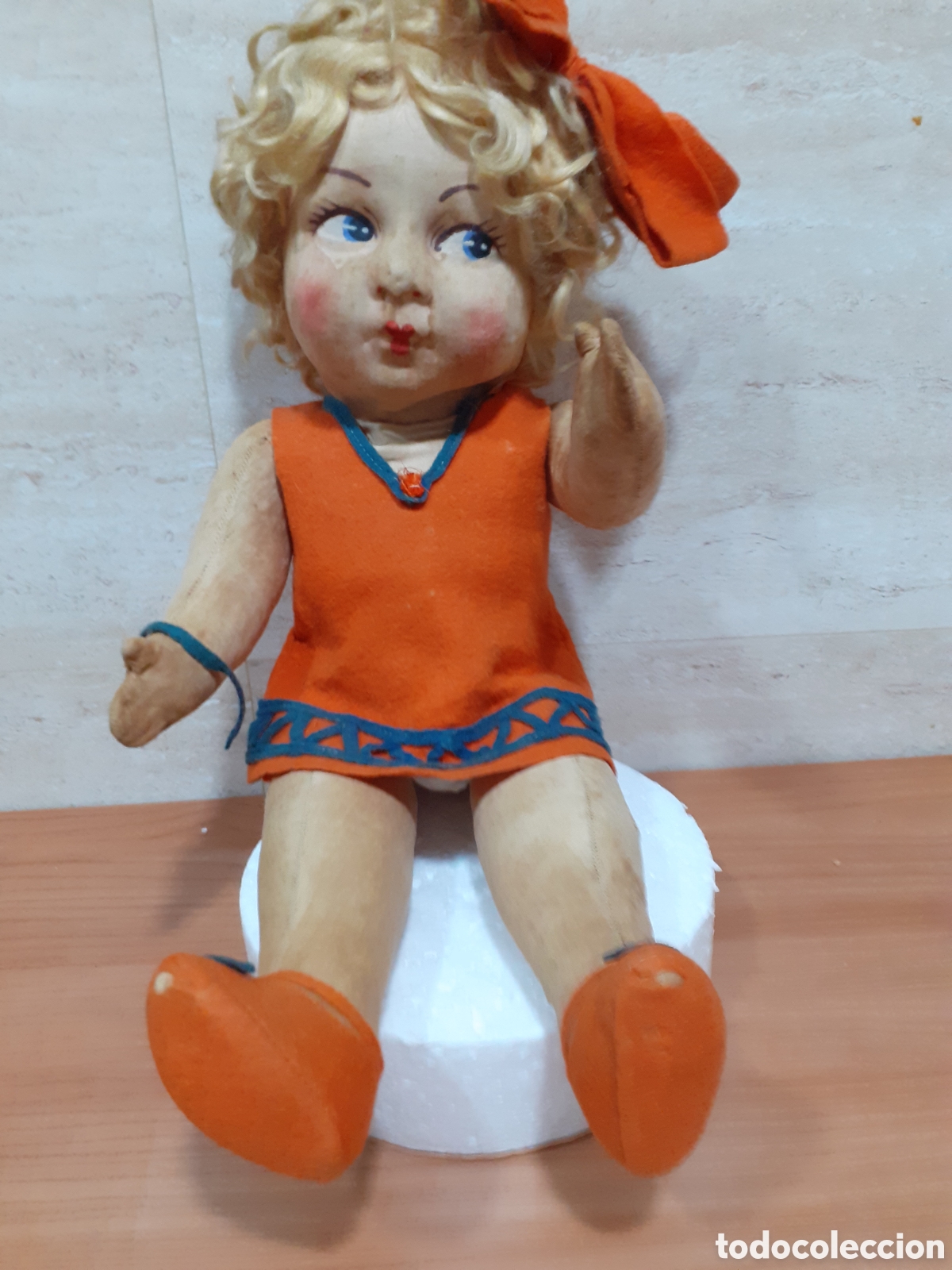Mu&ntilde;eca espa&ntilde;ola clasica: MU&Ntilde;ECA TIPO LENCI ESPA&Ntilde;OLA MIDE 45 CMS