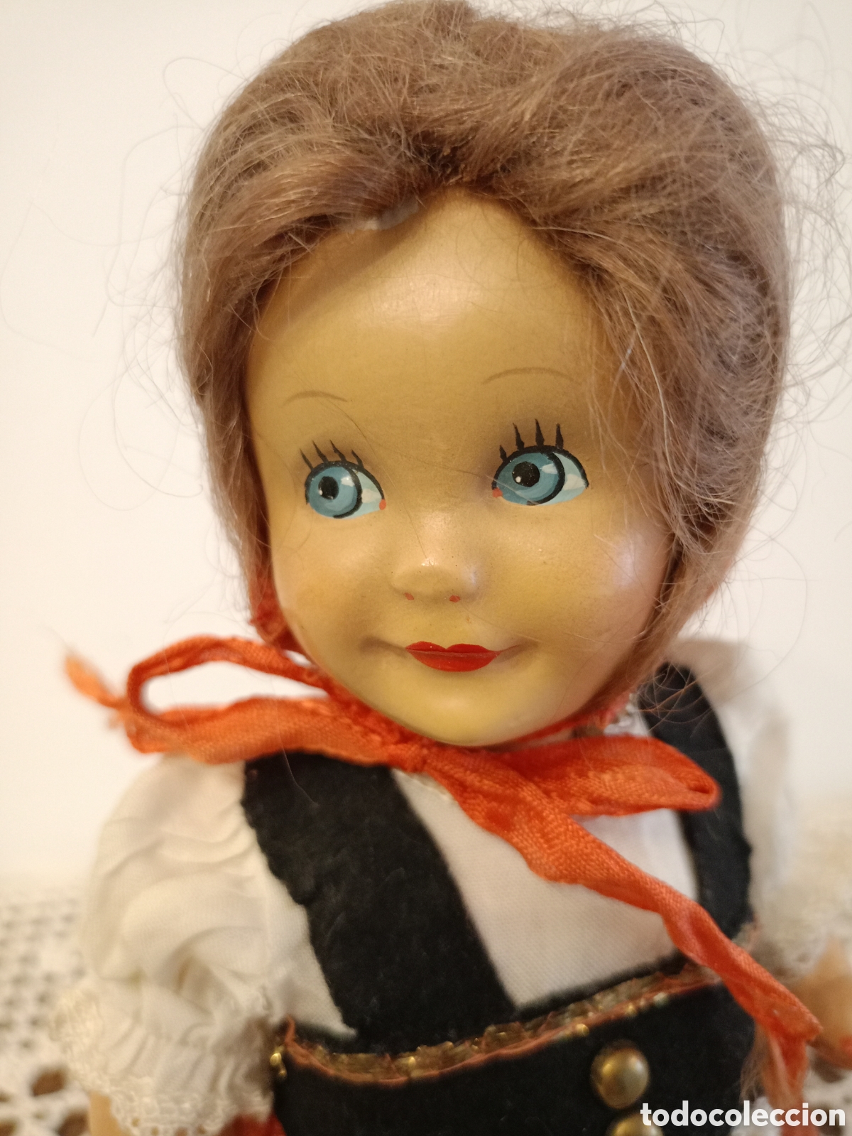 Mu&ntilde;eca espa&ntilde;ola clasica: Antigua mu&ntilde;eca Heidi de los a&ntilde;os 40