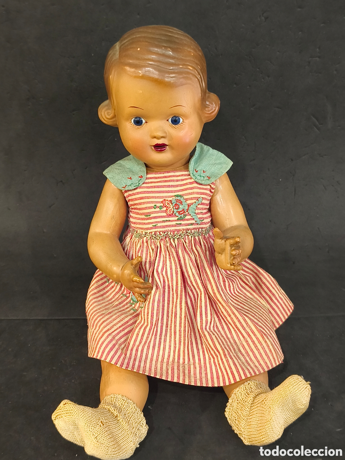 Klassische spanische Puppen: Mu&ntilde;eca Celuloide AP y JC-SA 34cm
