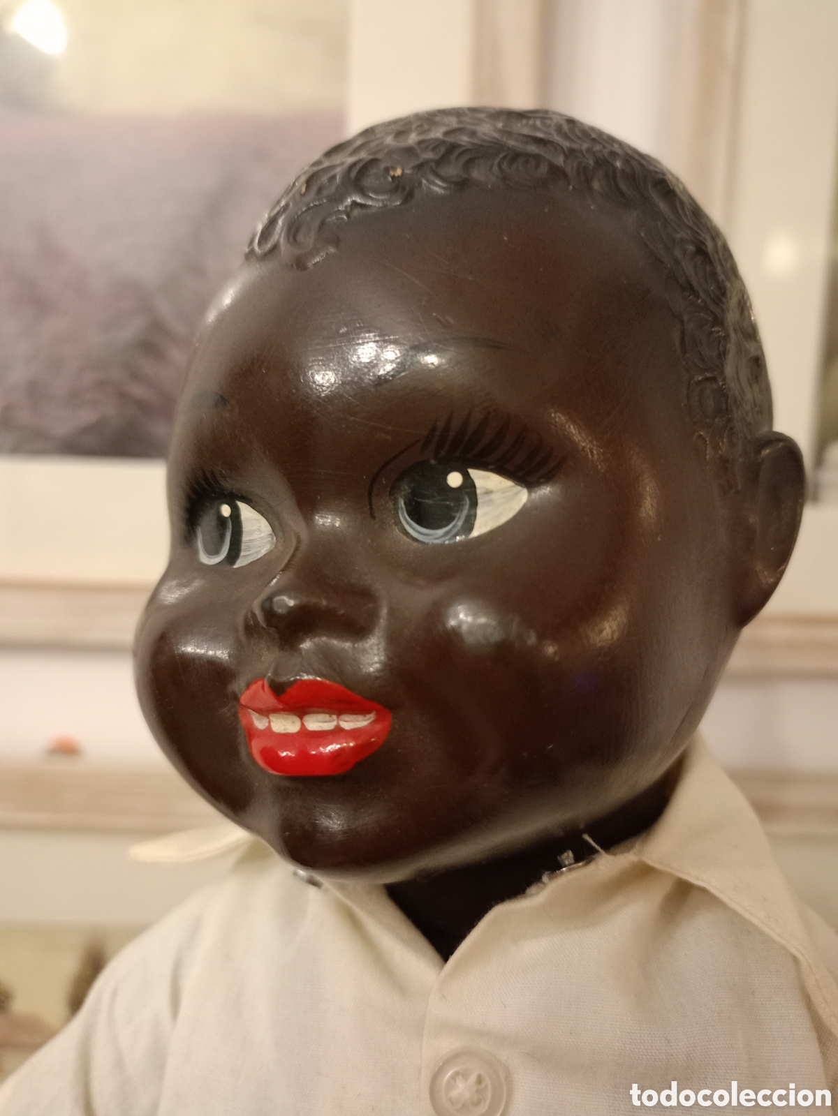 Mu&ntilde;eca espa&ntilde;ola clasica: Mu&ntilde;eco antiguo de los a&ntilde;os 40