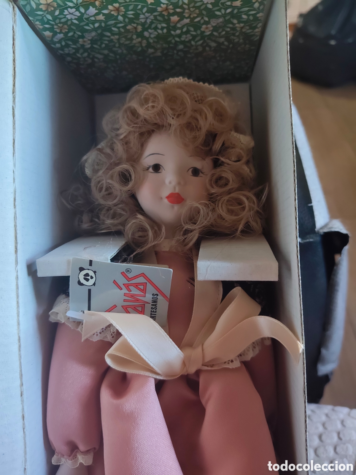 Mu&ntilde;eca espa&ntilde;ola clasica: Mu&ntilde;eca de porcelana de Fanas - Foto 2