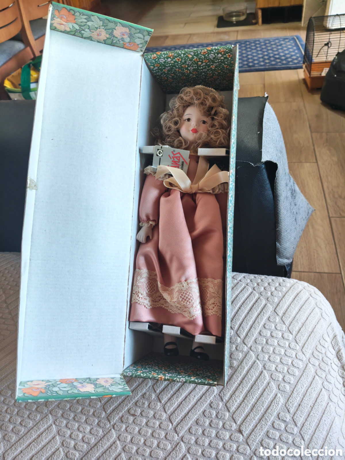 Mu&ntilde;eca espa&ntilde;ola clasica: Mu&ntilde;eca de porcelana de Fanas - Foto 1