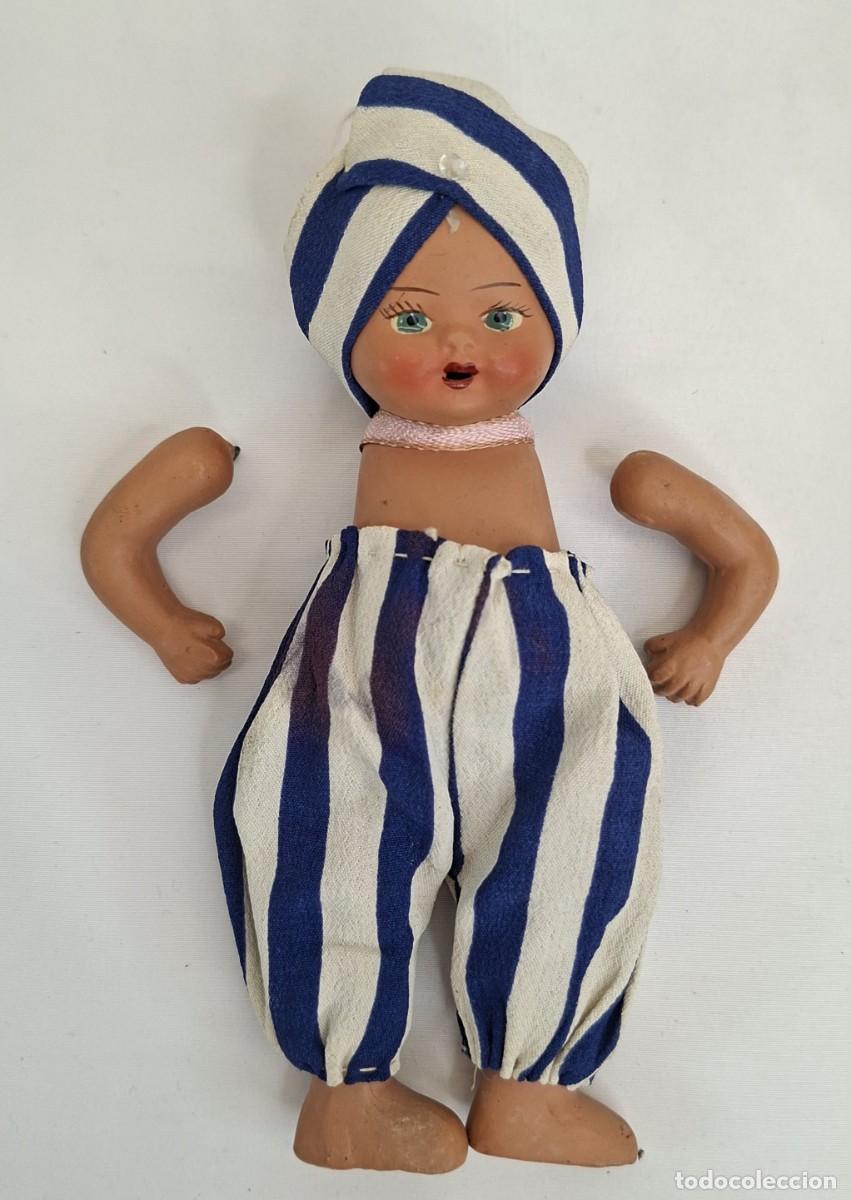 Mu&ntilde;eca espa&ntilde;ola clasica: MU&Ntilde;ECA DE TERRACOTA PARA REPARAR MIDE UNOS 16cm.