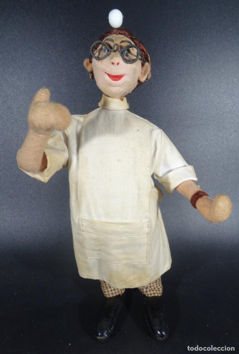 Mu&ntilde;eca espa&ntilde;ola clasica: ANTIGUO MU&Ntilde;ECO DE TELA, ROLD&Aacute;N, M&Eacute;DICO , VER FOTOS