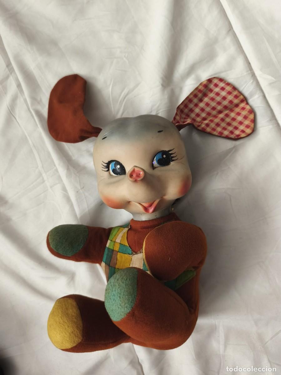 Mu&ntilde;eca espa&ntilde;ola clasica: Dumbo. Toyse . Dise&ntilde;o Kitsch . vintage. Cabeza de goma - cuerpo y orejas de tela . a&ntilde;os 50. Muy raro