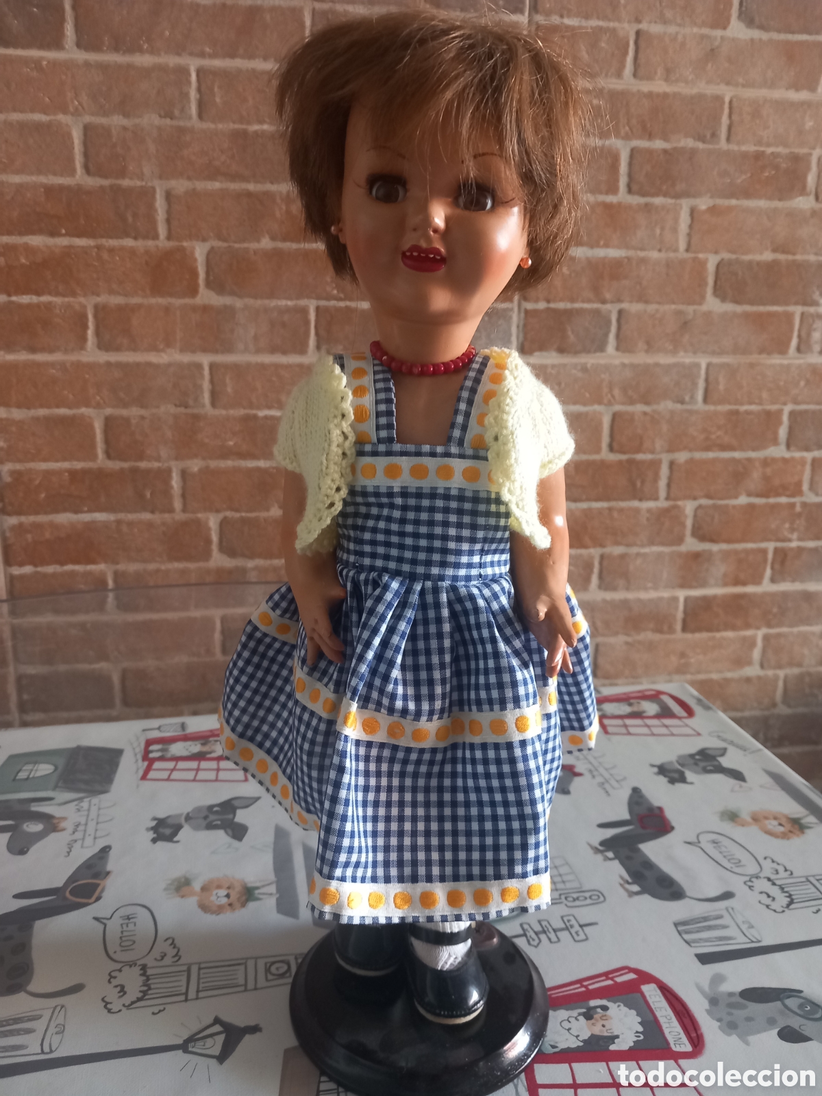 Mu&ntilde;eca espa&ntilde;ola clasica: ANTIGUA MU&Ntilde;ECA ESPA&Ntilde;OLA DE COMPOSICION OJOS DURMIENTES GRAN ESTADO Y ORIGINAL DESCONOZCO NOMBRE