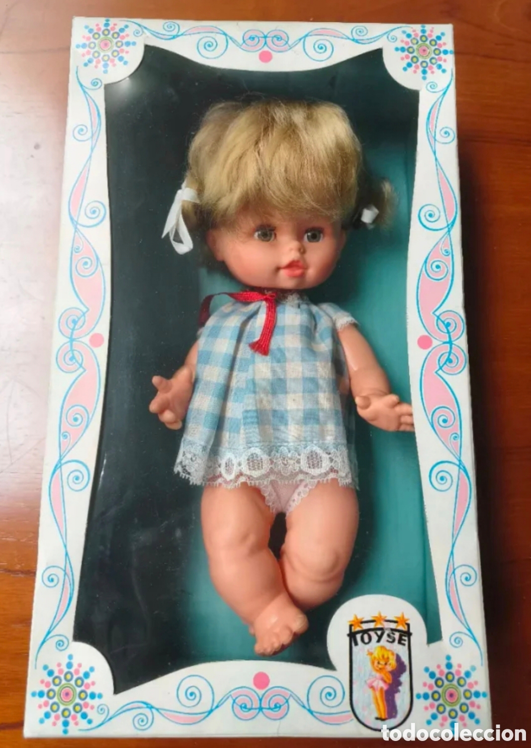 Mu&ntilde;eca espa&ntilde;ola clasica: Antigua Mu&ntilde;eca EVA de TOYSE (A&ntilde;os 60) - En Caja Original - &iexcl;Impecable!