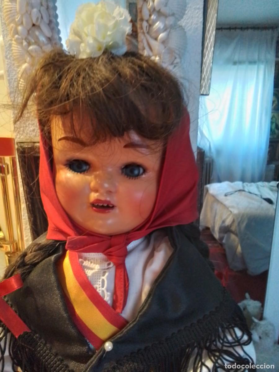 Mu&ntilde;eca espa&ntilde;ola clasica: Maricela mu&ntilde;eca espa&ntilde;ola Santiago Molina, a&ntilde;os 40. Vestida de madrile&ntilde;a