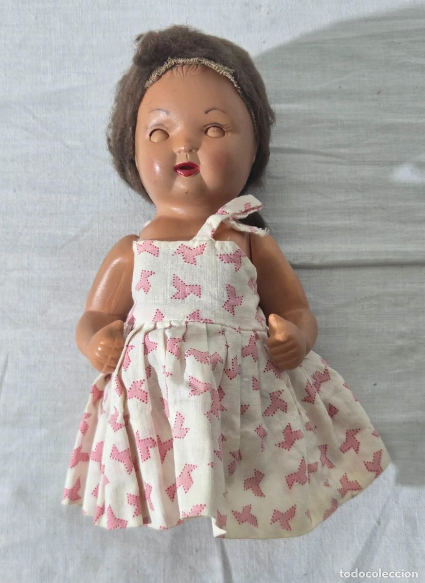 Mu&ntilde;eca espa&ntilde;ola clasica: Mu&ntilde;eca de celuloide, plasticos santa elena - Foto 3