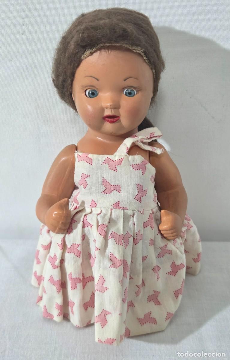 Mu&ntilde;eca espa&ntilde;ola clasica: Mu&ntilde;eca de celuloide, plasticos santa elena - Foto 4