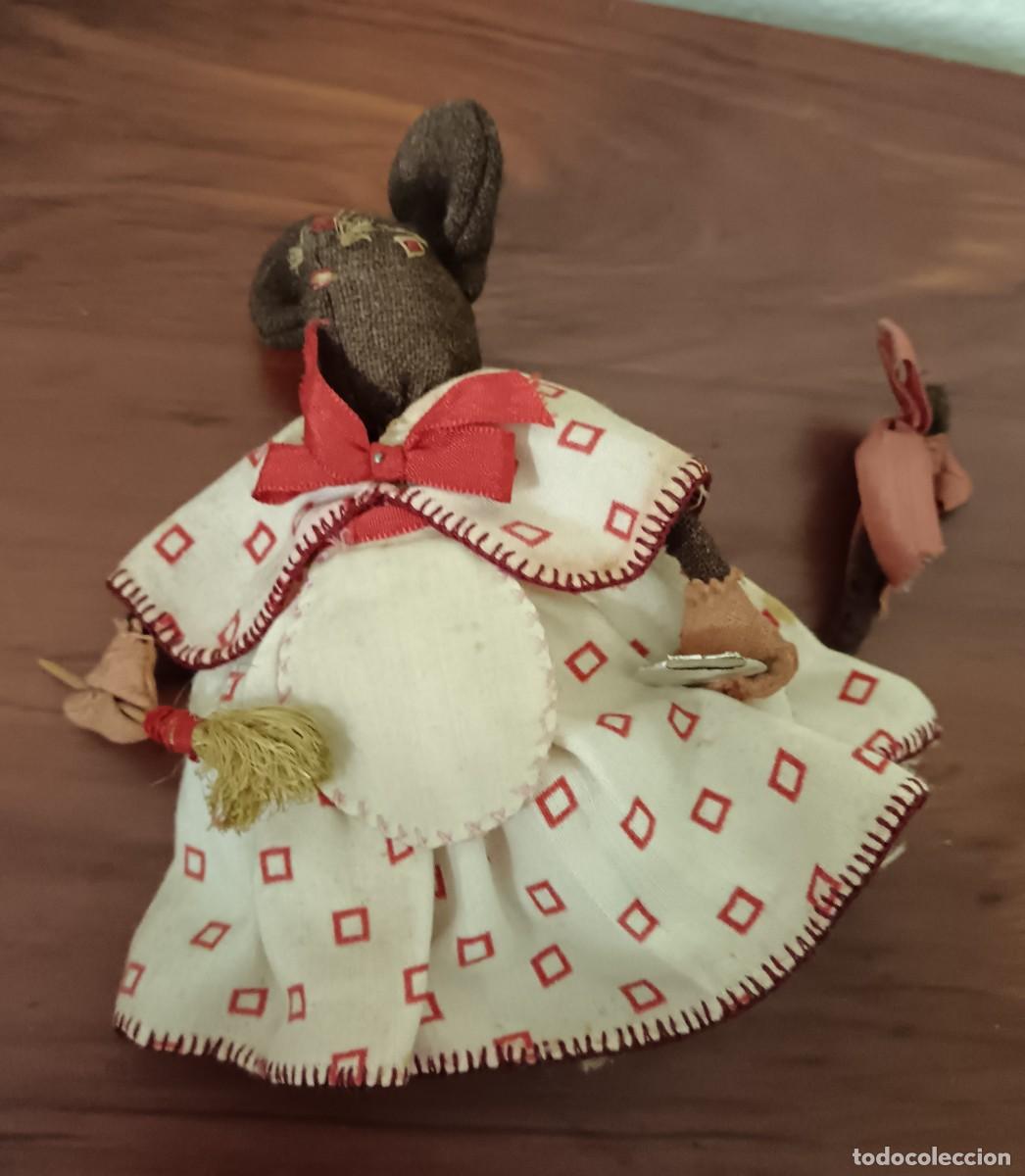 Mu&ntilde;eca espa&ntilde;ola clasica: MU&Ntilde;ECA TRAPO RATITA PRESUMIDA A&Ntilde;OS 50 12 CM. ALTURA