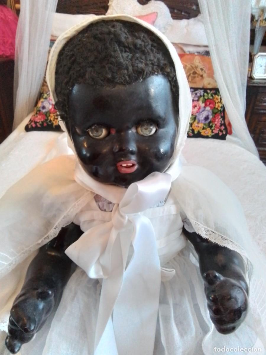 Mu&ntilde;eca espa&ntilde;ola clasica: Bebe de composicion y lienzo grande tama&ntilde;o grande (como un ni&ntilde;o)