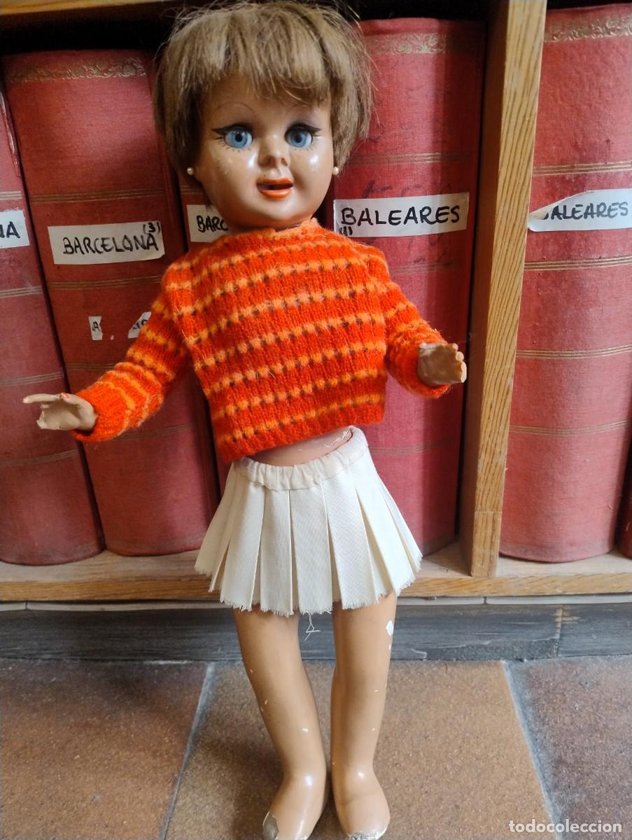 Mu&ntilde;eca espa&ntilde;ola clasica: BONITA MU&Ntilde;ECA TERESIN REGIONAL, CUERPO DE CART&Oacute;N PIEDRA, CABEZA DE POLIESTIRENO, GRABADO SU NOMBRE