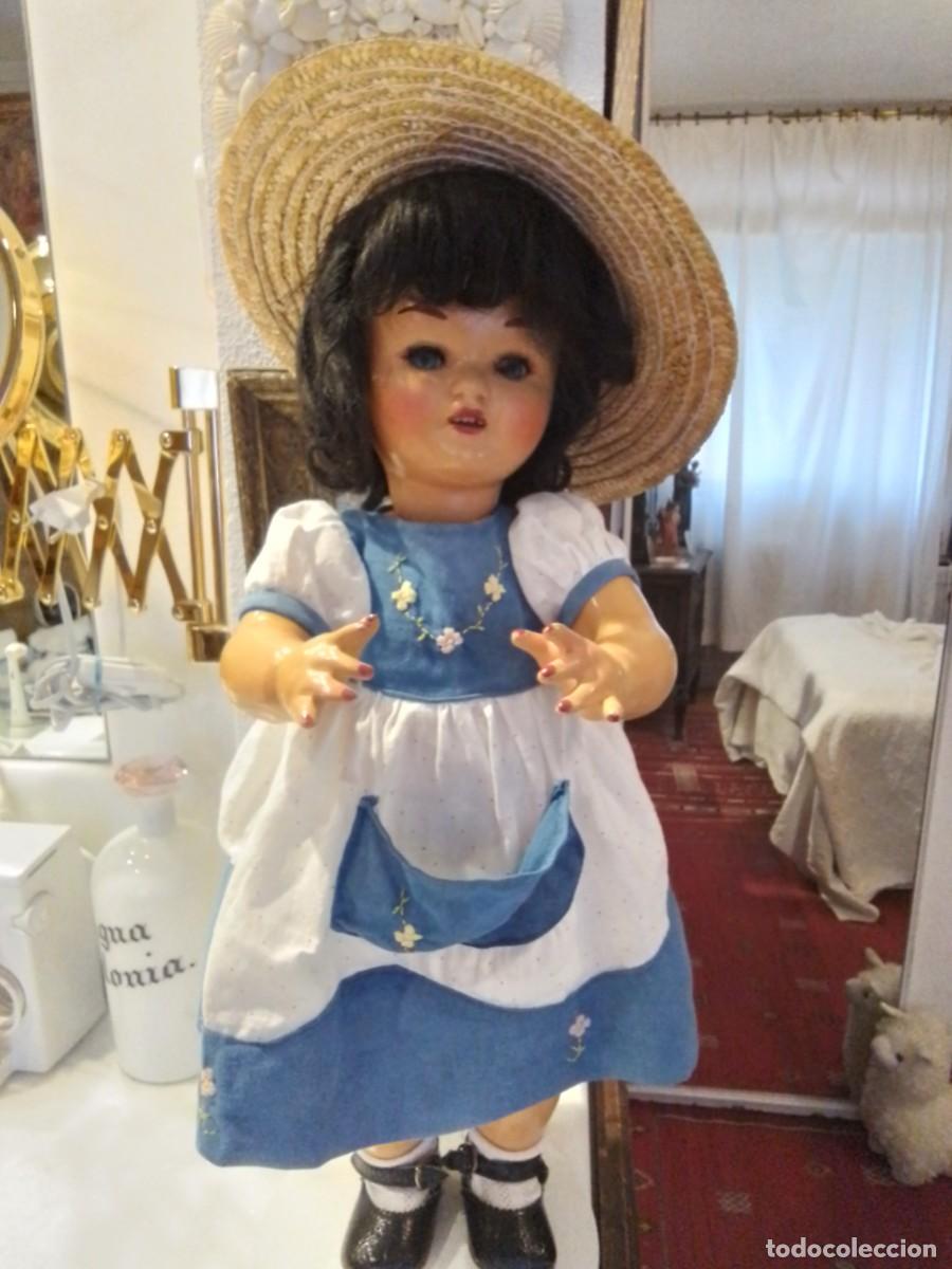 Klassische spanische Puppen: Maricela mu&ntilde;eca espa&ntilde;ola Santiago Molina, a&ntilde;os 40.