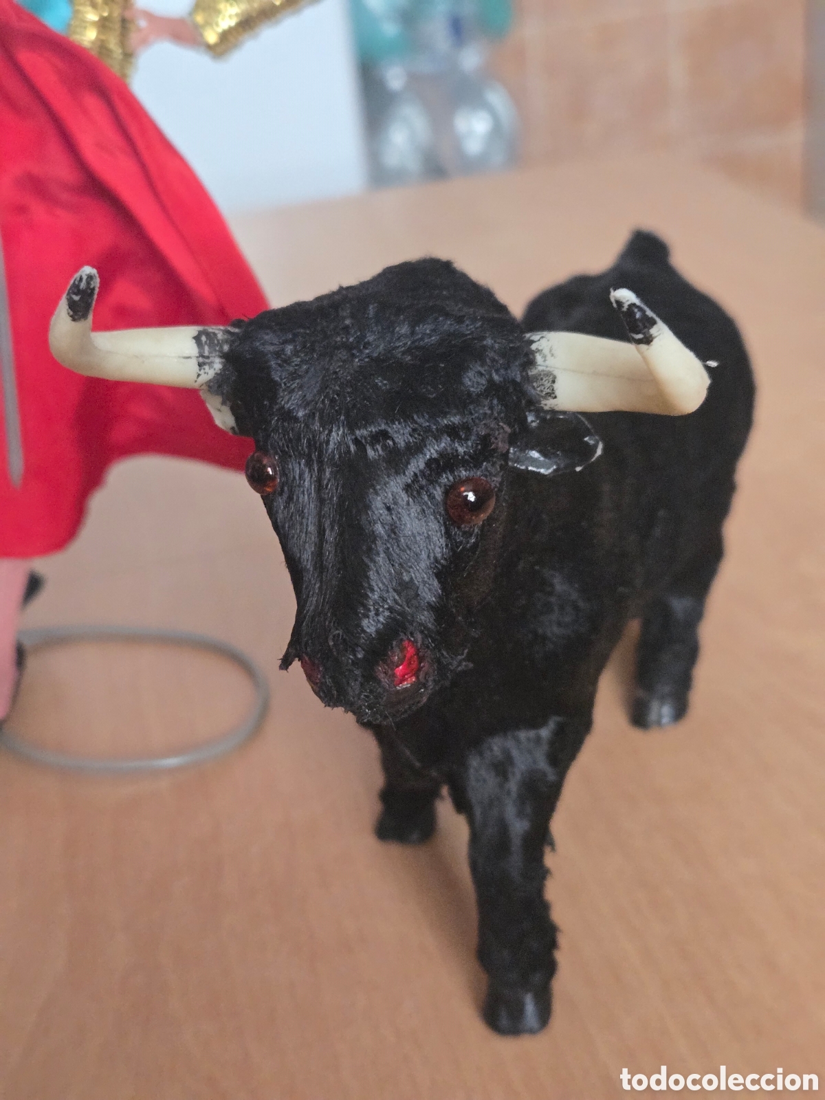 Mu&ntilde;eca espa&ntilde;ola clasica: Gran mu&ntilde;eco torero Mar&iacute;n con toro - Foto 6