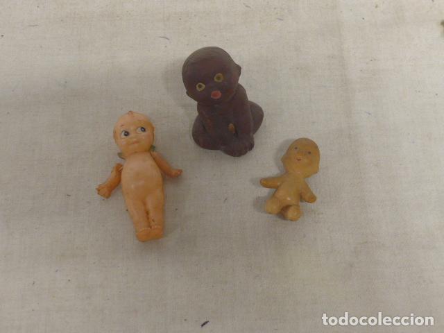 Mu&ntilde;eca espa&ntilde;ola clasica: Lote de 3 antiguos mu&ntilde;ecos bebes a identificar, principios y mediados s.XX