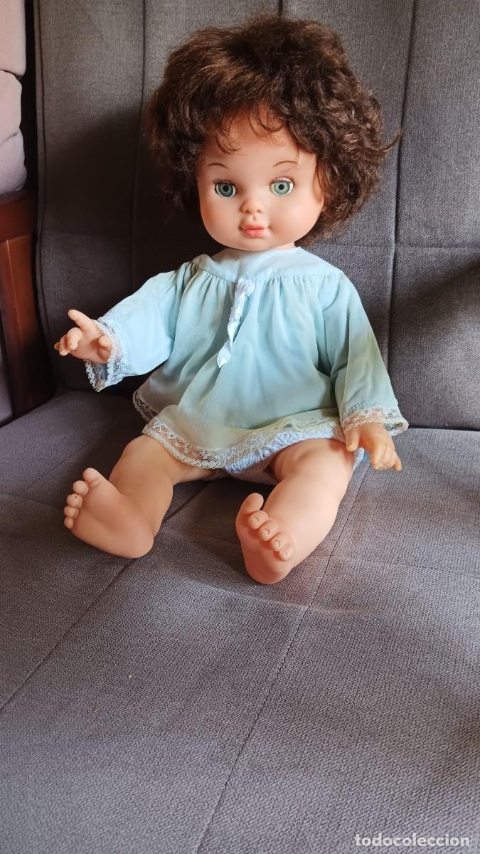 Mu&ntilde;eca espa&ntilde;ola clasica: PRECIOSO MU&Ntilde;ECO DE GOMA GRANDE DE MU&Ntilde;ECAS BB B B ONIL . PARECIDO A LUNI. A&Ntilde;OS 60. NO PVC.
