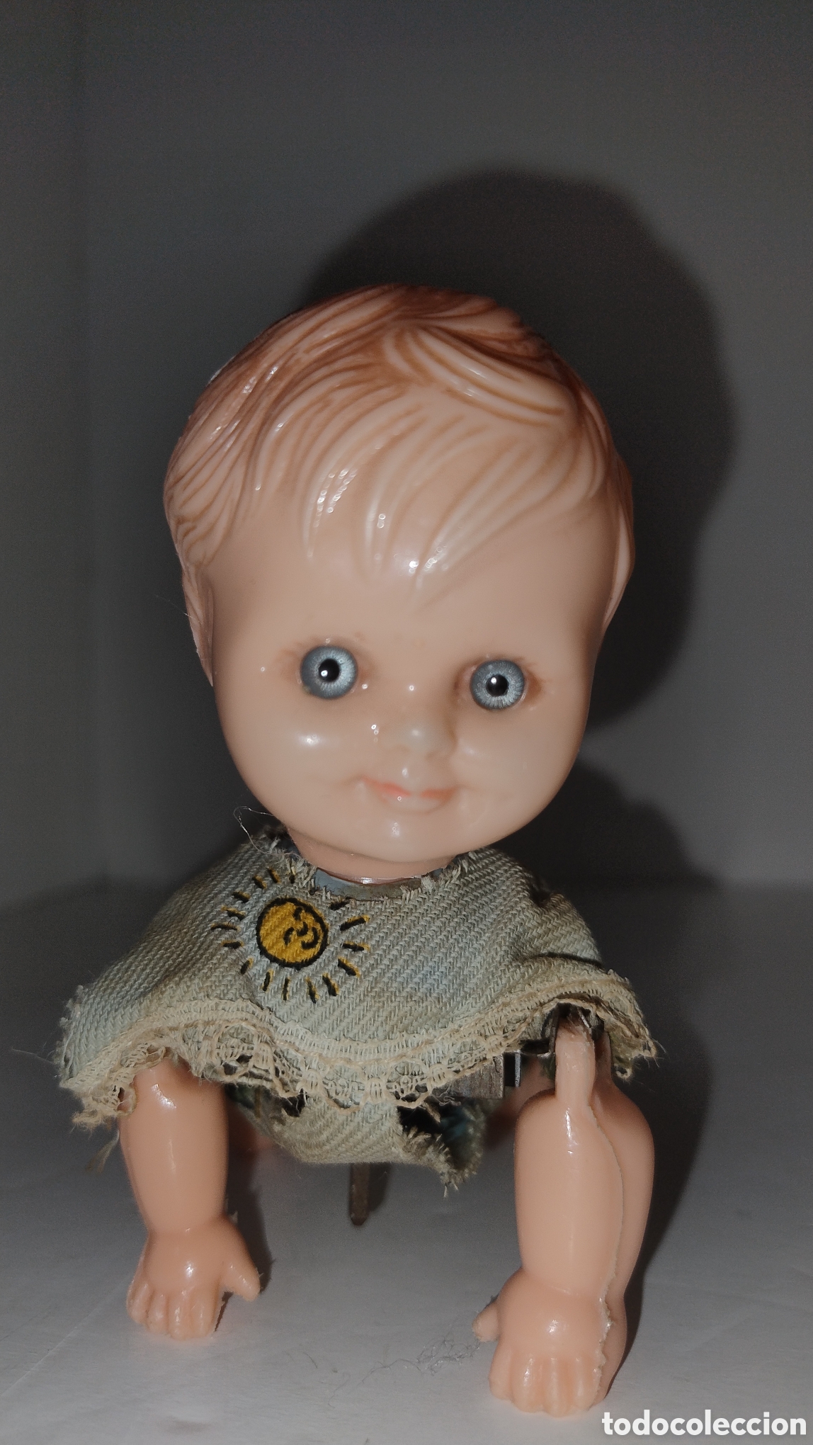 Mu&ntilde;eca espa&ntilde;ola clasica: Mu&ntilde;eca andadora de cuerda antigua - Foto 5