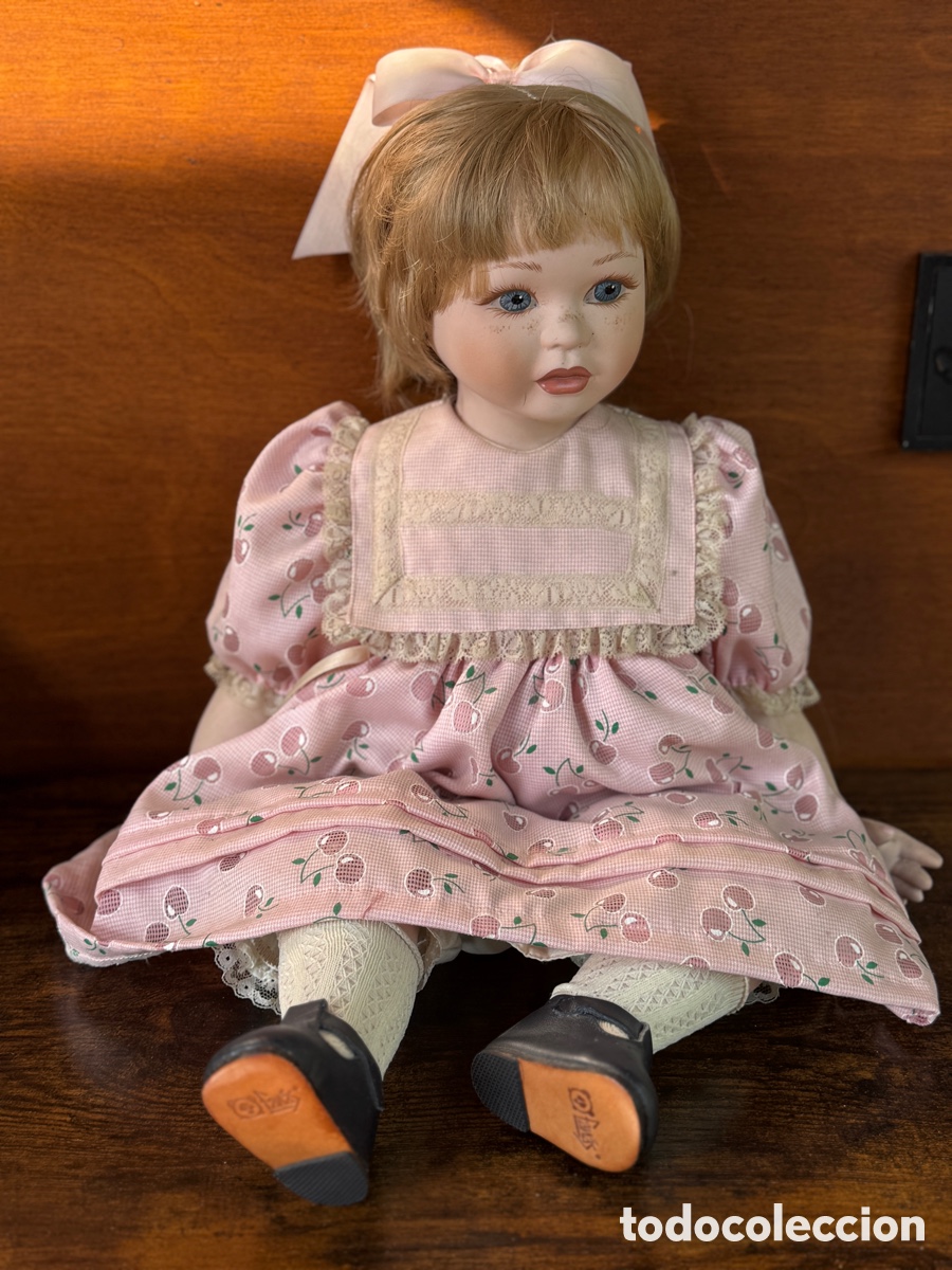 Mu&ntilde;eca espa&ntilde;ola clasica: Mu&ntilde;eca vintage espa&ntilde;ol de porcelana marca artesana Fan&aacute;s