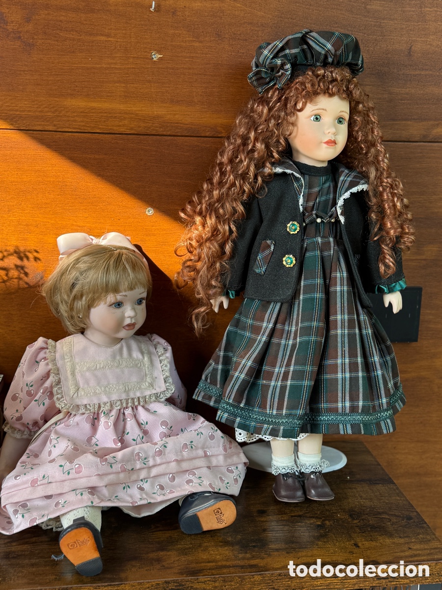 Mu&ntilde;eca espa&ntilde;ola clasica: Lote dos mu&ntilde;ecas cl&aacute;sicas vintage