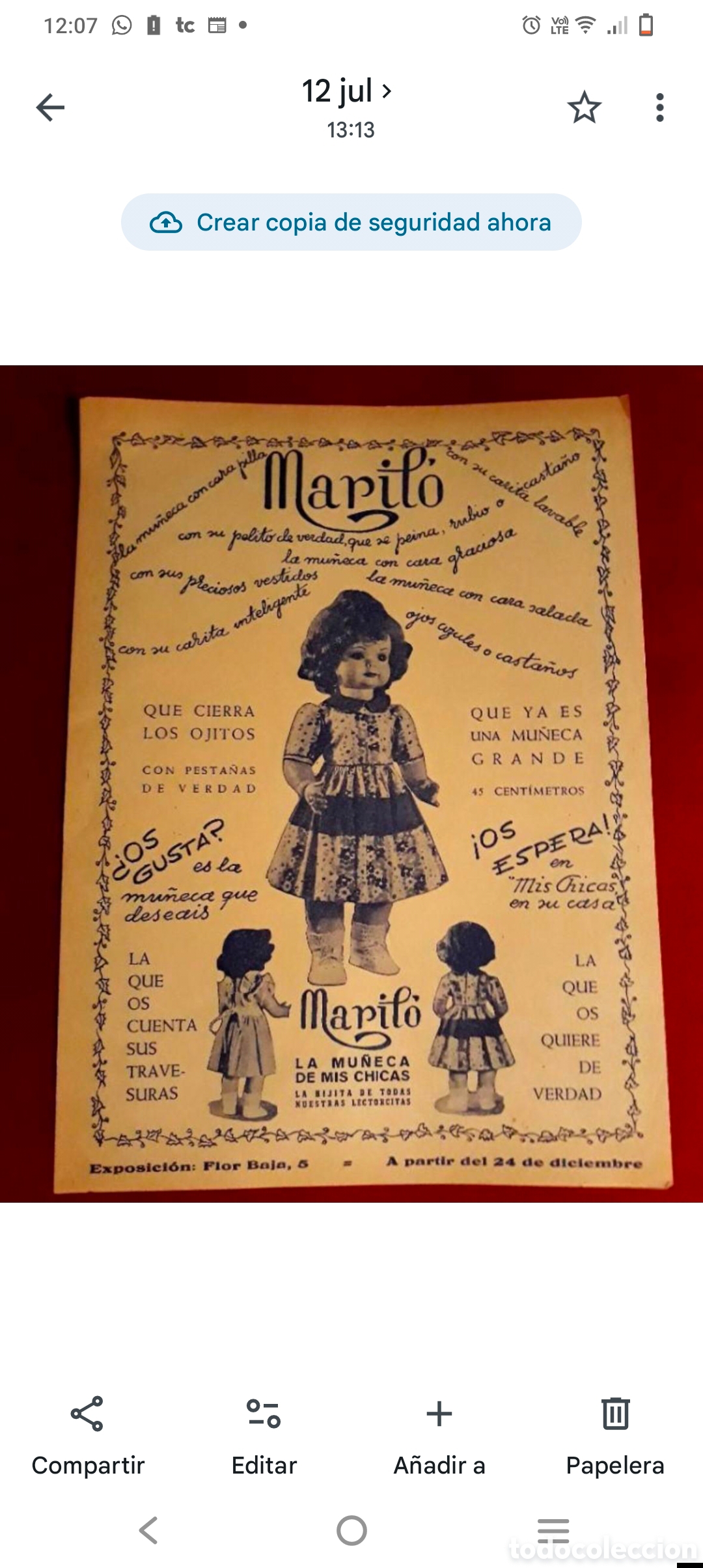 Mu&ntilde;eca espa&ntilde;ola clasica: MU&Ntilde;ECA antigua MARILO - Foto 19