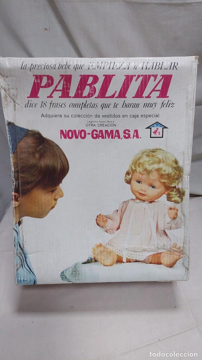 Mu&ntilde;eca espa&ntilde;ola clasica: Antigua mu&ntilde;eca Pablita en caja