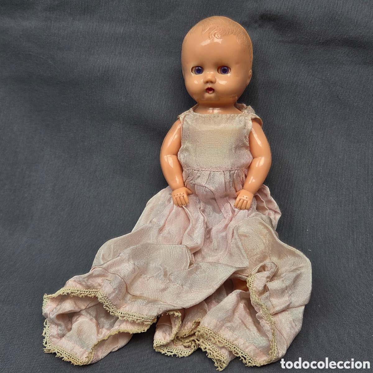 Mu&ntilde;eca espa&ntilde;ola clasica: ANTIGUO MU&Ntilde;ECO EN CELULOIDE Ojos m&oacute;viles - Foto 3