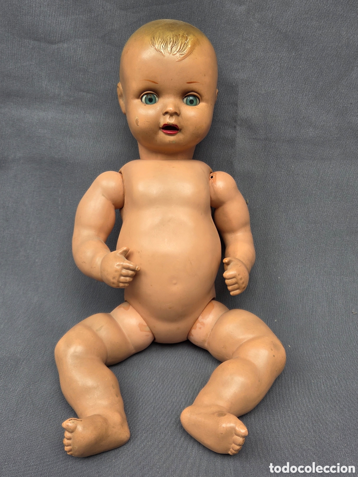 Mu&ntilde;eca espa&ntilde;ola clasica: BEB&Eacute; LUISITO JCSA EN CELULOIDE A&Ntilde;OS 50
