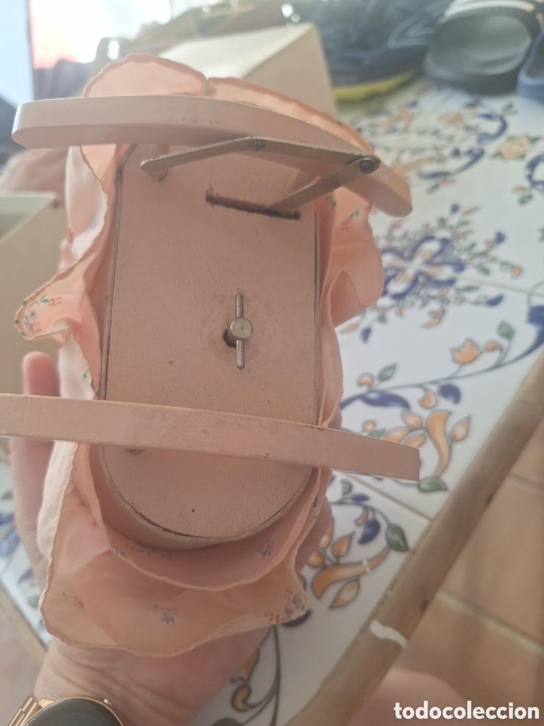 Mu&ntilde;eca espa&ntilde;ola clasica: Cuna musical, funciona correctamente - Foto 2