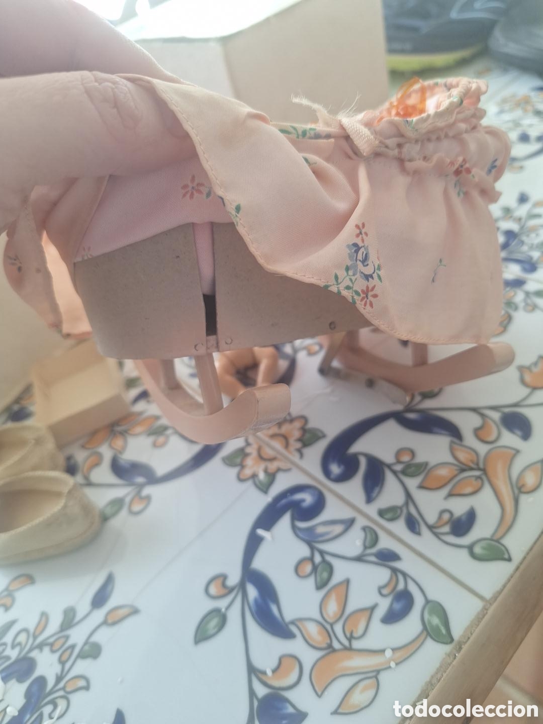 Mu&ntilde;eca espa&ntilde;ola clasica: Cuna musical, funciona correctamente - Foto 3