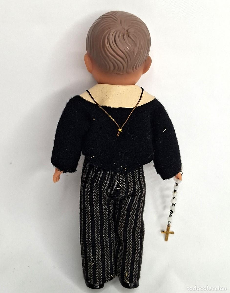 Mu&ntilde;eca espa&ntilde;ola clasica: MU&Ntilde;ECO DE CELULOIDE COMUNI&Oacute;N, OJOS DURMIENTES MIDE 17cm. - Foto 2