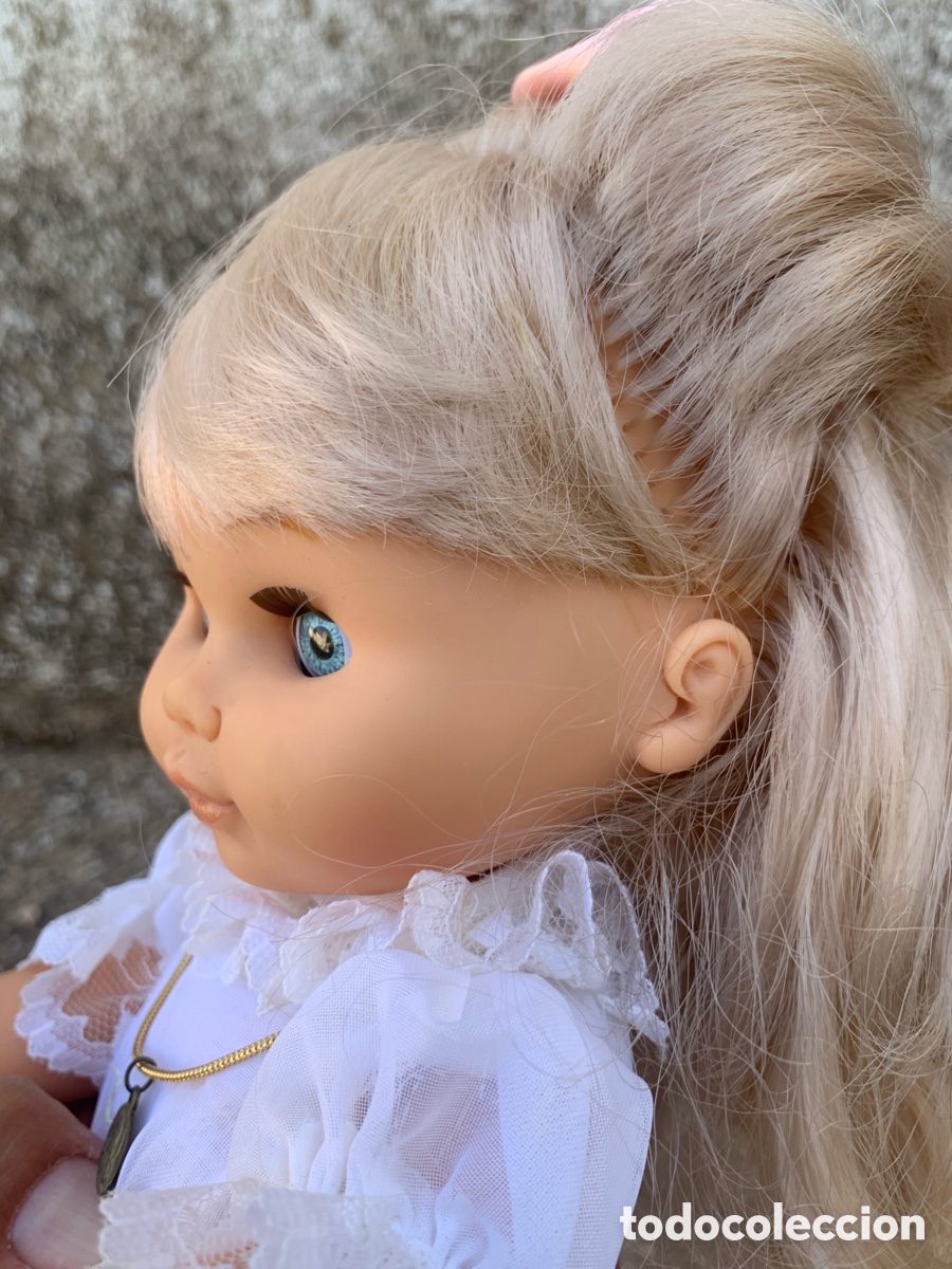 Mu&ntilde;eca espa&ntilde;ola clasica: Mu&ntilde;eca Comuni&oacute;n Jumaco a&ntilde;os 90 - Foto 11