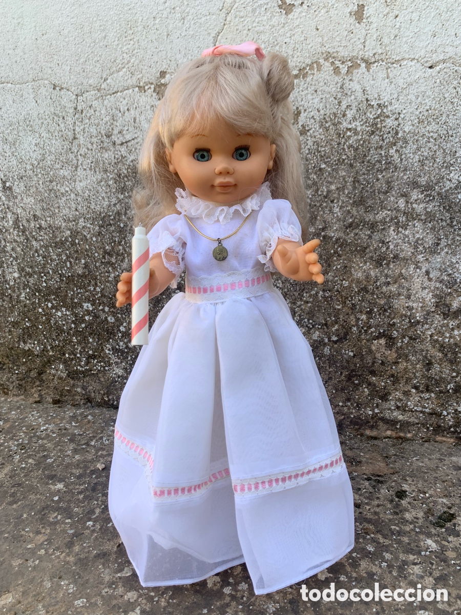 Mu&ntilde;eca espa&ntilde;ola clasica: Mu&ntilde;eca Comuni&oacute;n Jumaco a&ntilde;os 90