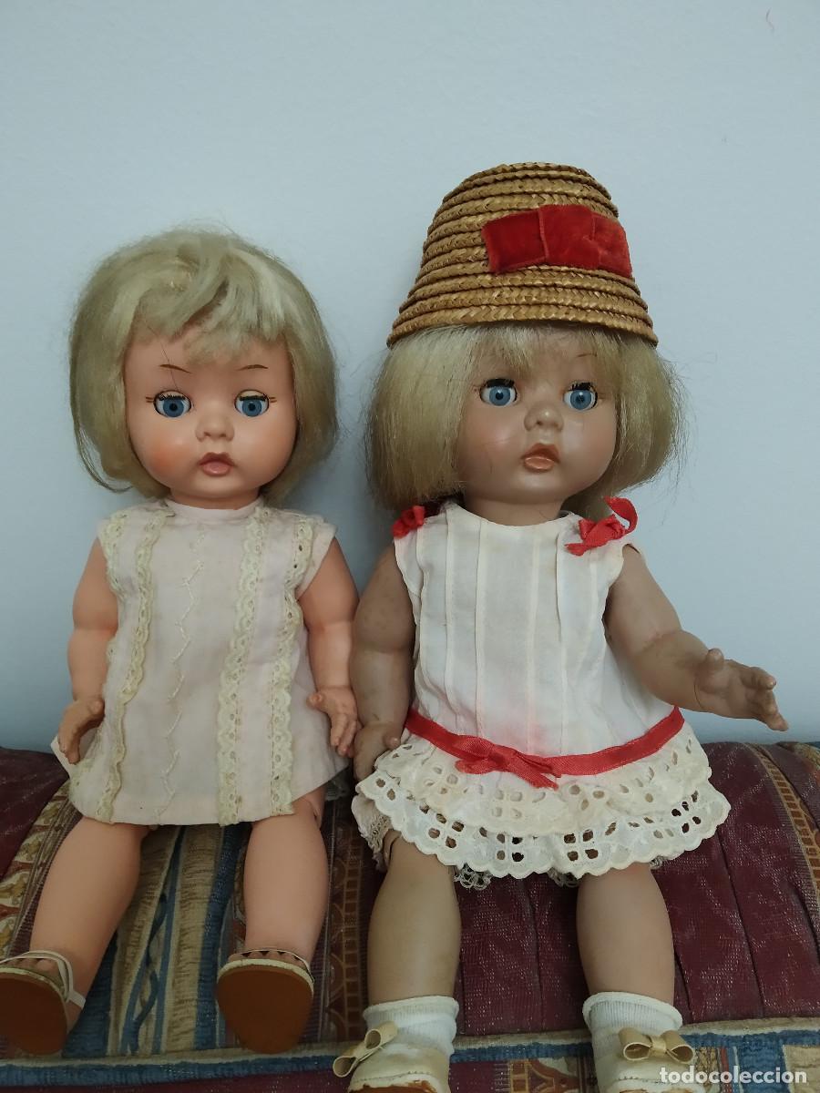 Mu&ntilde;eca espa&ntilde;ola clasica: angela de leb, dos mu&ntilde;ecas