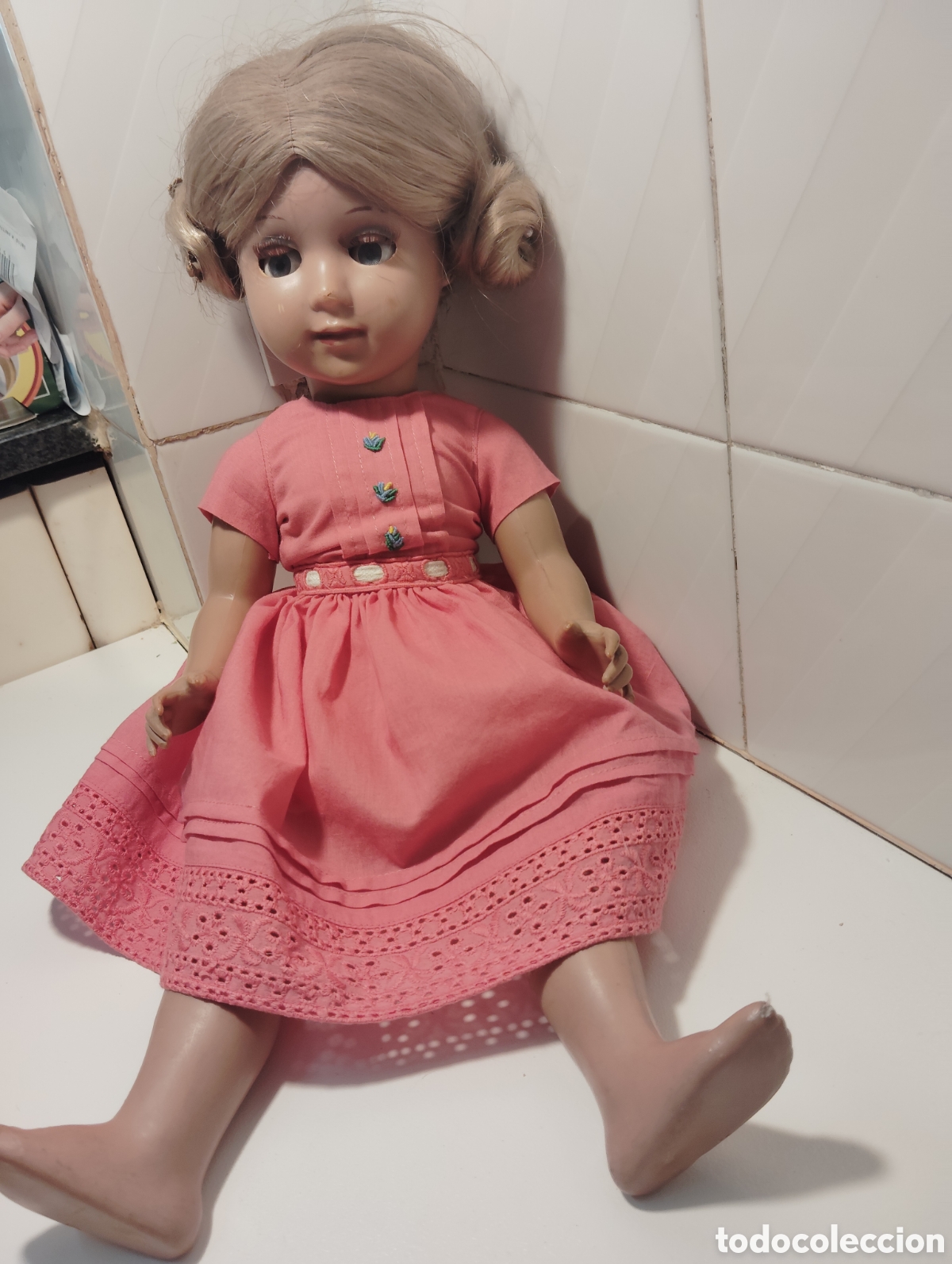 Mu&ntilde;eca espa&ntilde;ola clasica: Mu&ntilde;eca de celuloide ignor&oacute; procedencia - Foto 2