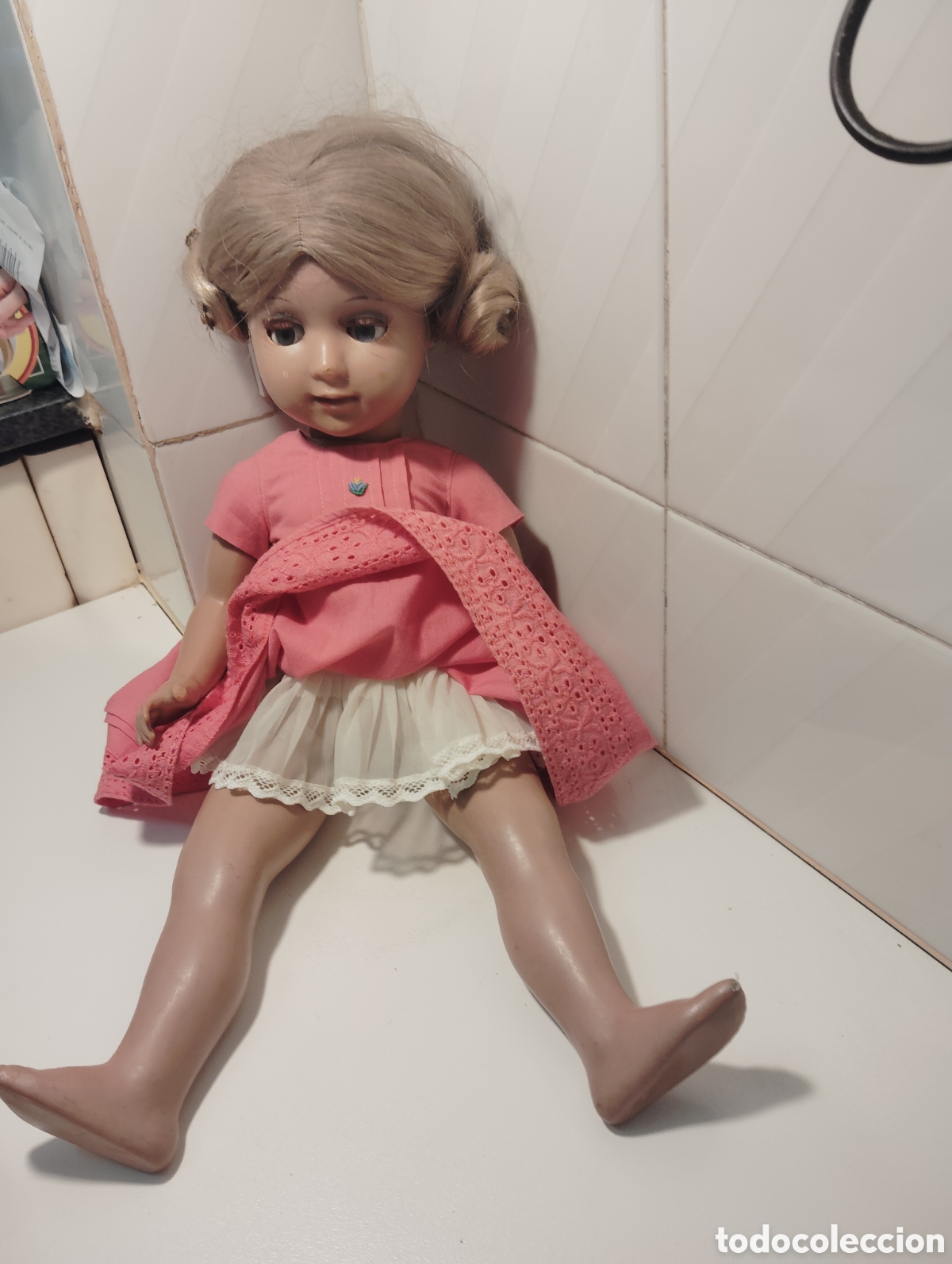 Mu&ntilde;eca espa&ntilde;ola clasica: Mu&ntilde;eca de celuloide ignor&oacute; procedencia - Foto 3