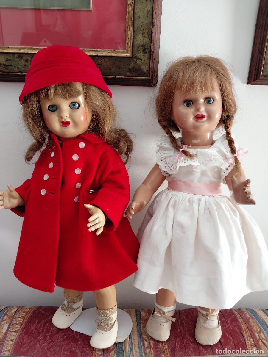 Mu&ntilde;eca espa&ntilde;ola clasica: mu&ntilde;eca mari cris, maricris manos celuloide, dif&iacute;cil, m&aacute;s otra para reparar