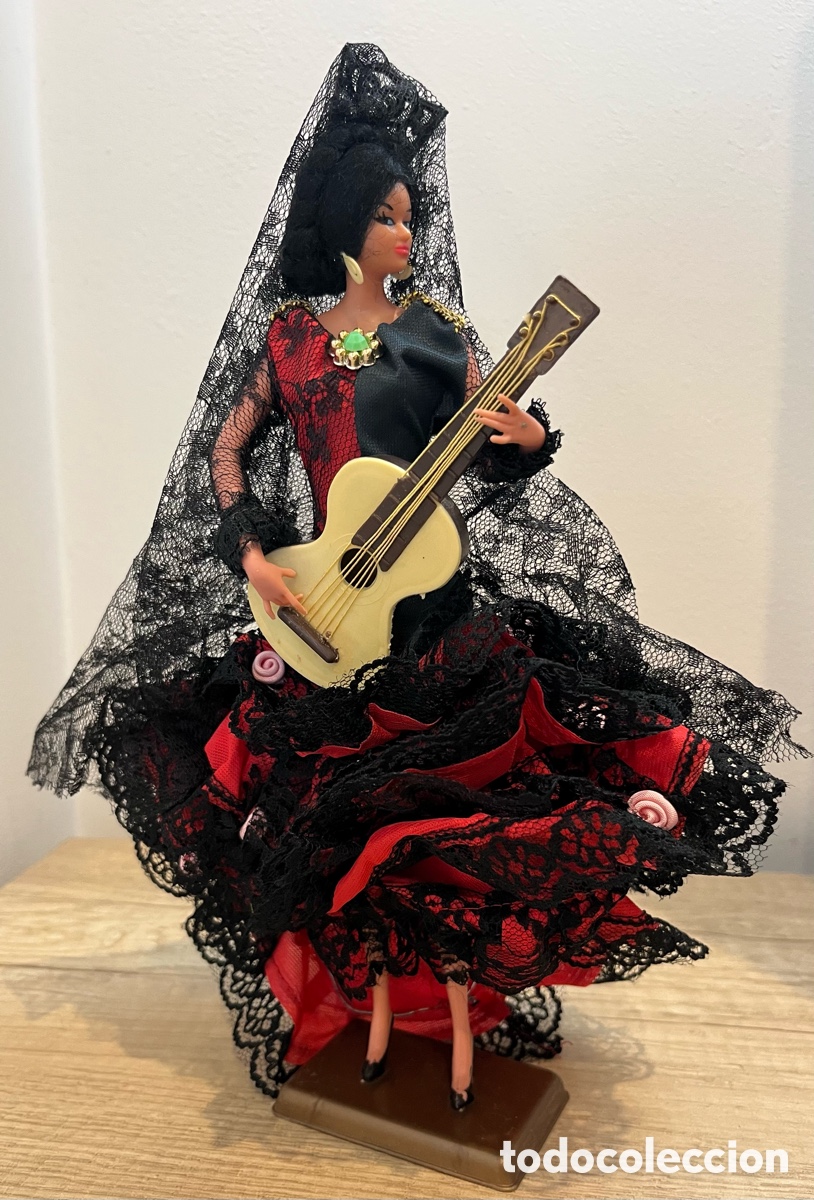Mu&ntilde;eca espa&ntilde;ola clasica: Mu&ntilde;eca Flamenca Espa&ntilde;ola. Muchecas Marin de Chiclana.