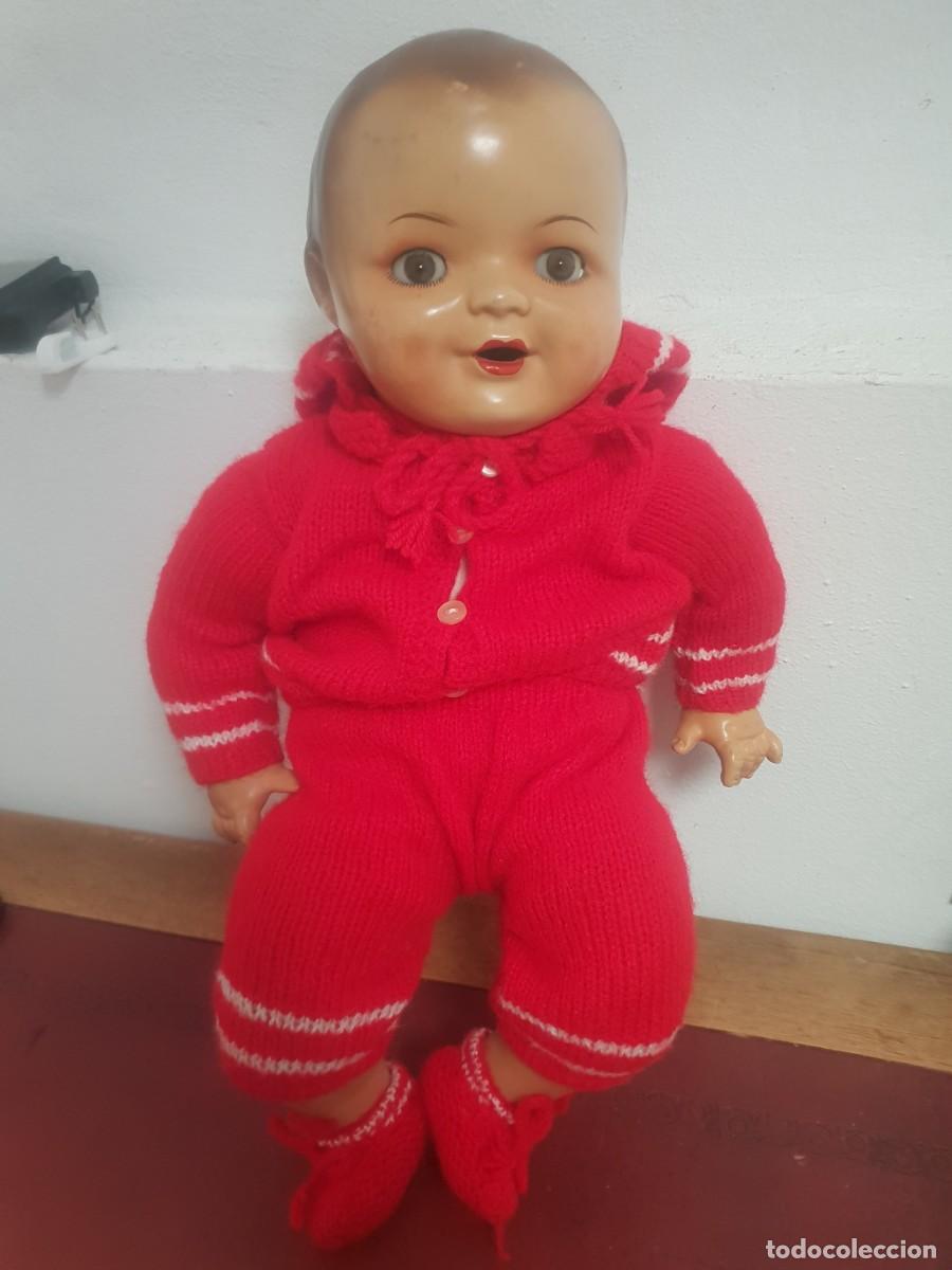 Mu&ntilde;eca espa&ntilde;ola clasica: Mu&ntilde;eco antiguo a&ntilde;os 40 porcelana