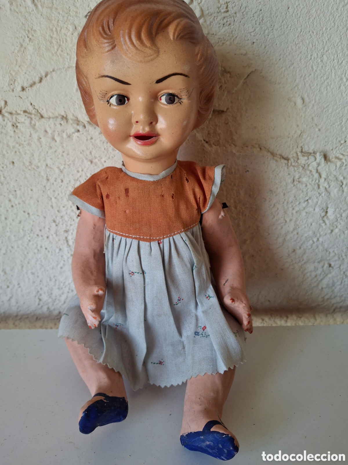 Mu&ntilde;eca espa&ntilde;ola clasica: MU&Ntilde;ECA DE CELULOIDE Y CIERPO DE COMPOSICION