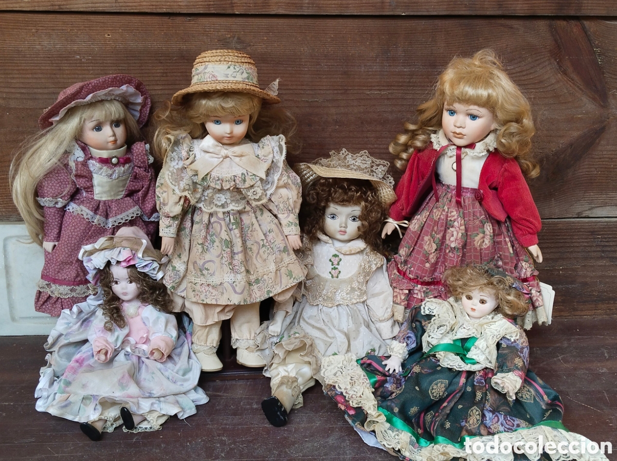 Mu&ntilde;eca espa&ntilde;ola clasica: Seis mu&ntilde;ecas de porcelana - Foto 1
