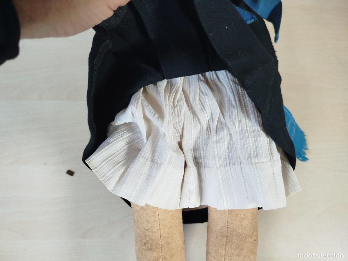 Mu&ntilde;eca espa&ntilde;ola clasica: Mu&ntilde;eca de trapo y ropa antigua - Foto 8